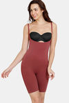 Zivame All Day Seamless Knee Length Bodysuit - Wild Ginger — thumbnail 2